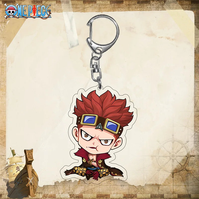 One Piece Eustass Kid Chibi Acrylic Keyring Keychain