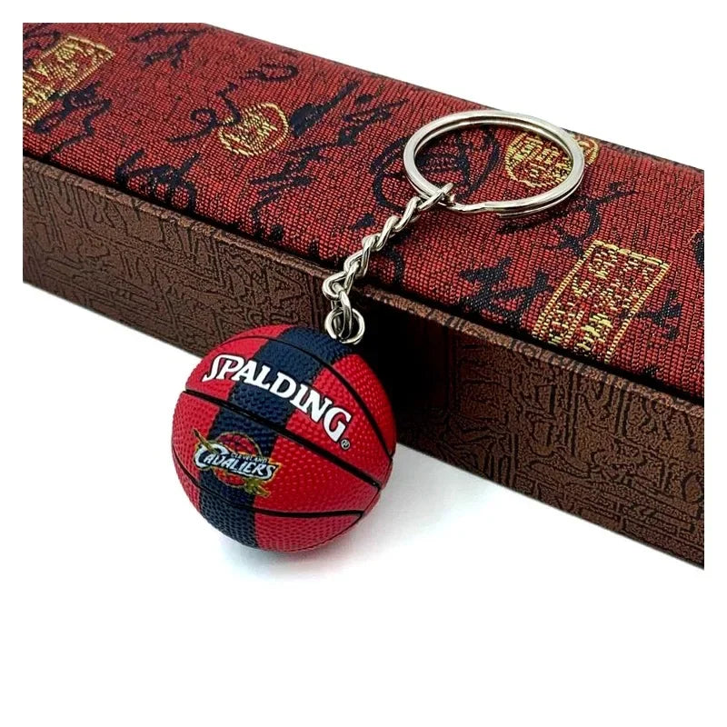 Basketball 'Spalding | Cleveland Cavaliers' Keyring Rubber Keychain