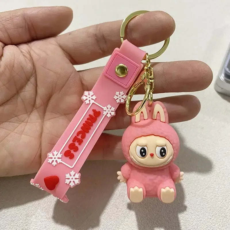 Labubu 'Pink' Keyring PVC Keychain