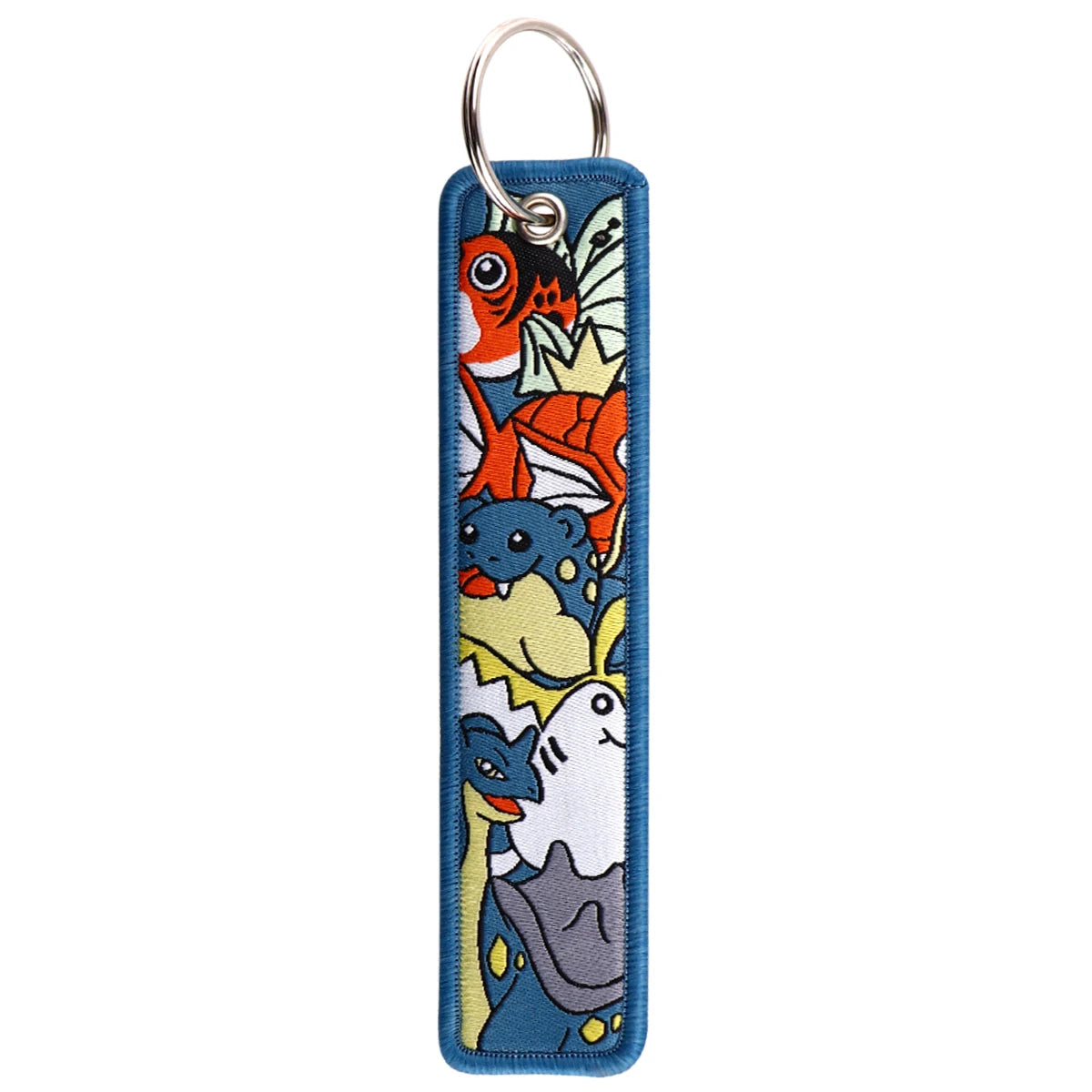 Pokemon 'Water Type' Embroidered Metal Keychain