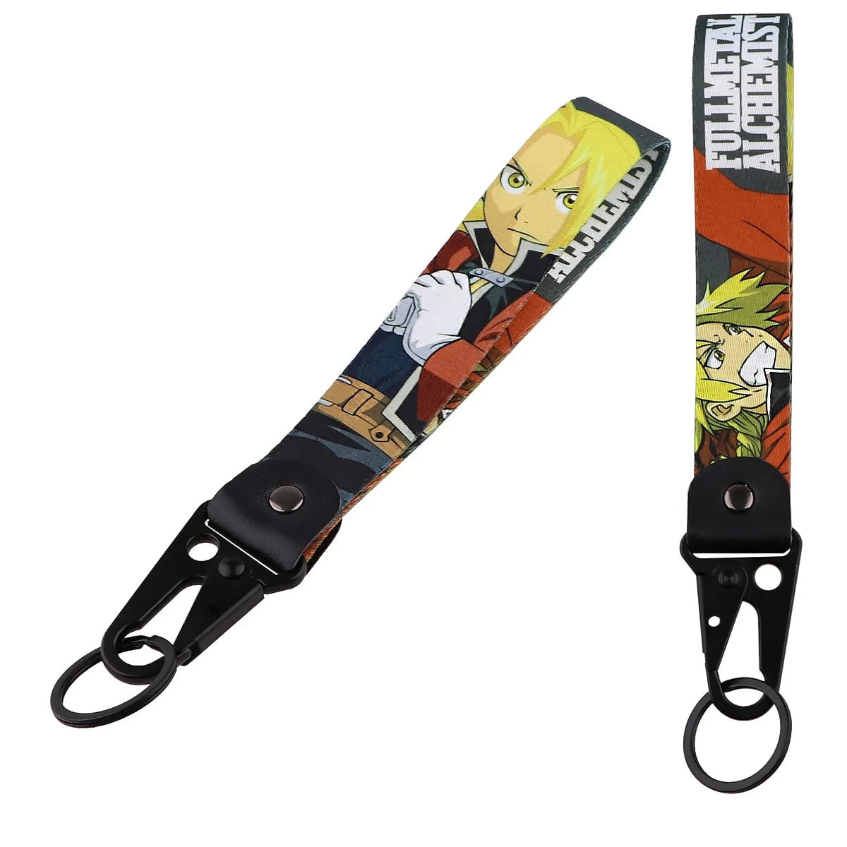 Fullmetal Alchemist 'Edward' Wrist Lanyard Keychain with Keyring Clip