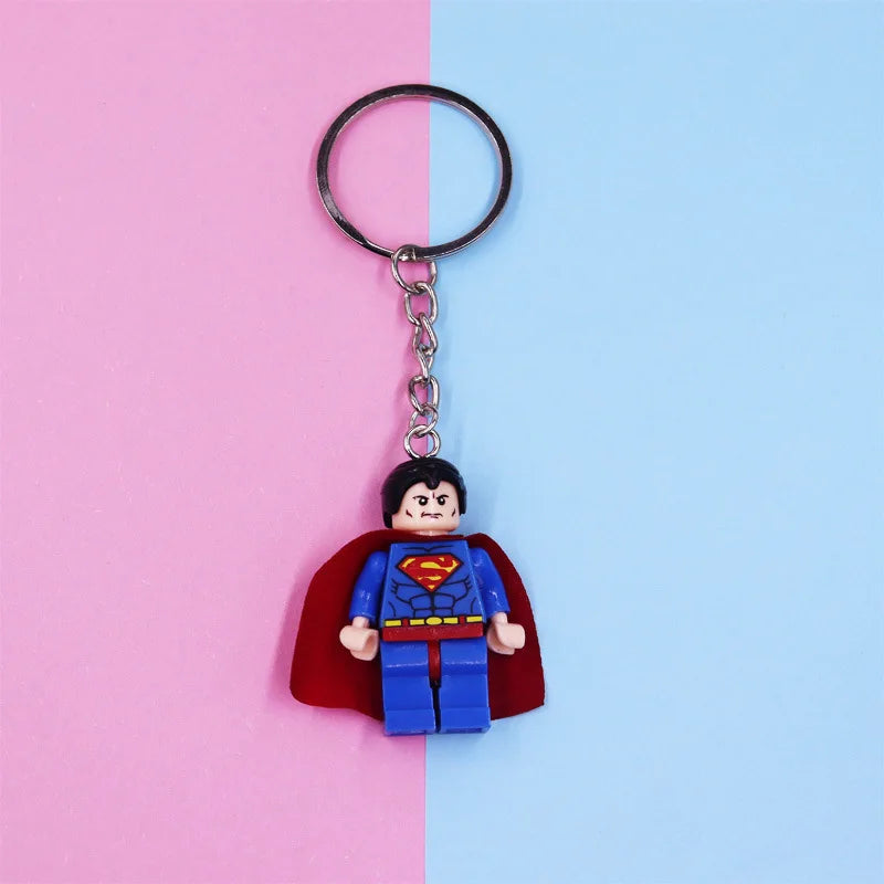 Superman the Blocks Keyring Keyclain