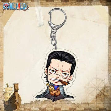 One Piece Sir Crocodile Chibi Acrylic Keyring Keychain
