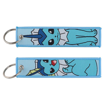 Pokemon 'Vaporeon' Embroidered Keychain