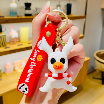 The Nightmare Before Christmas 'Zero' Keyring Rubber Keychain