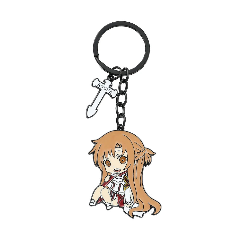 Sword Art Online 'Asuna | Chibi' Keyring Metal Keychain
