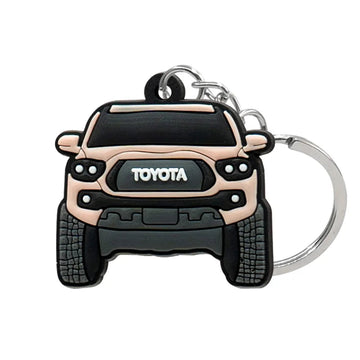 Car 'Toyota Tacoma | Gray' Keyring PVC Keychain