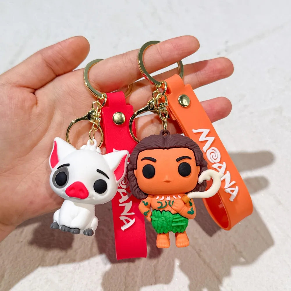 Moana ’Maui Chibi' Silicone Keyring Keychain