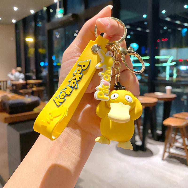 Pokemon 'Psyduck Chidi'  Keyring PVC Keychain