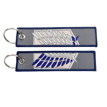 Attack On Titan 'AOT Logo' Embroidered Keychain