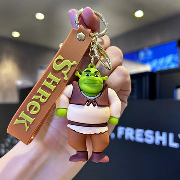 'Shrek' Keyring Silicone Keychain