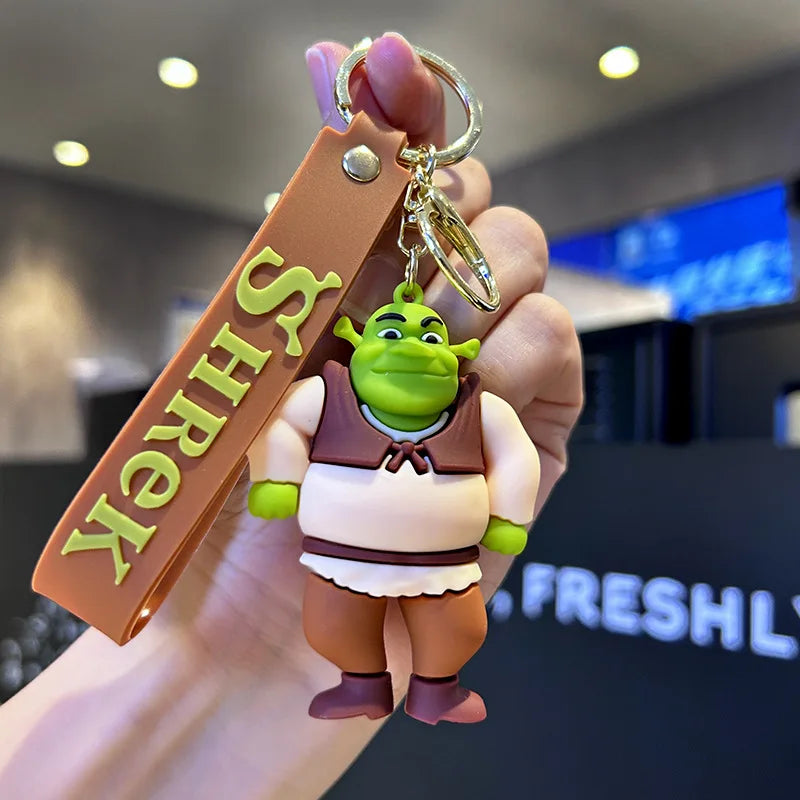 'Shrek' Keyring Silicone Keychain