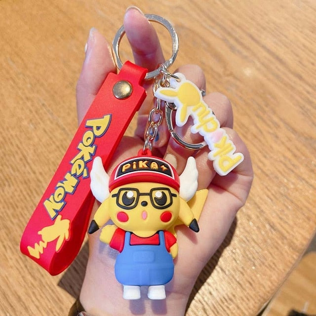 Pokemon 'Pika' Keyring PVC Keychain