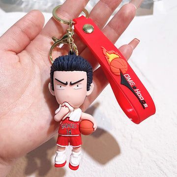 Slam Dunk 'Hisashi Mitsui' Keyring Silicone Keychain