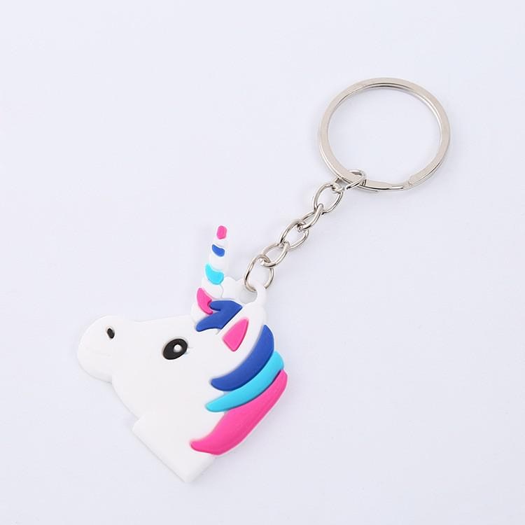 Cartoons 'Unicorn Ver. 5' Keyring Silicone Keychain
