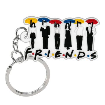 'FRIENDS' Keyring Silicone Keychain