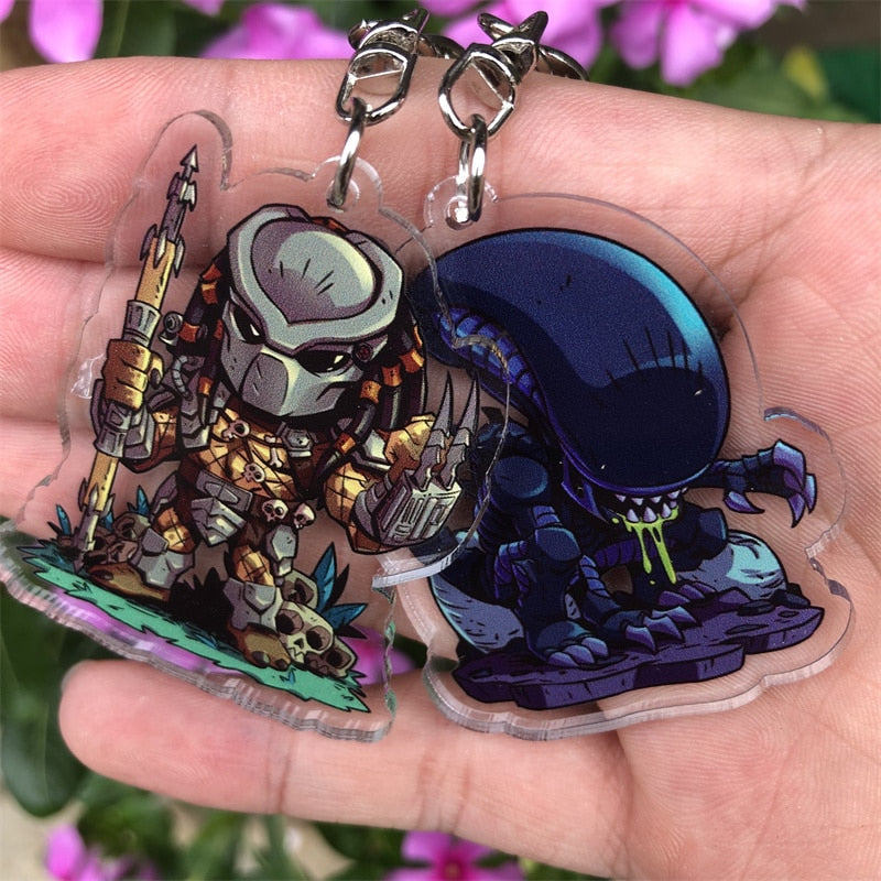 Alien Vs Predator 'Xenomorph' Keyring Acrylic Keychain