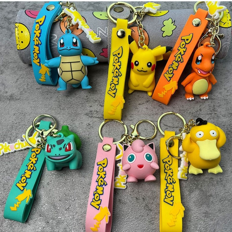 Pokemon 'Squirtle' Keyring Rubber Keychain