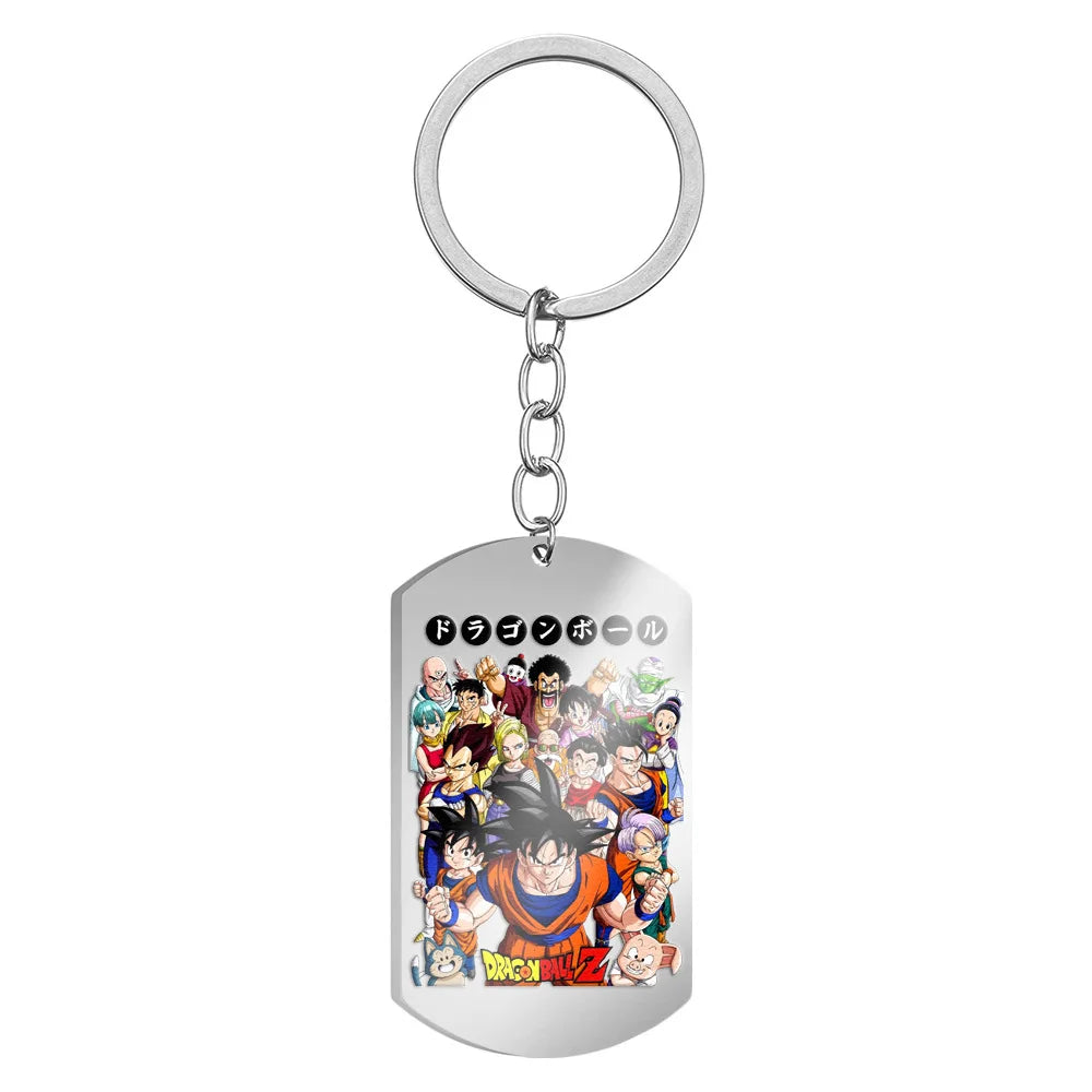 Dragon Ball Z 'Family & Friends' Keyring Metal Keychain