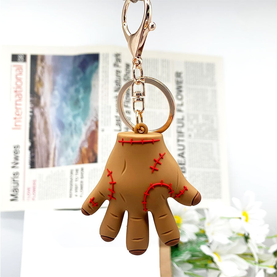 Addams Family 'Thing | Cutie Chidi' Keyring Resin Keychain