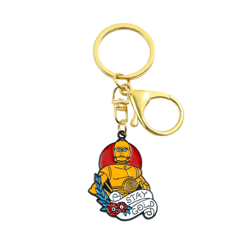 Star Wars 'C-3PO' Keyring Metal Keychain