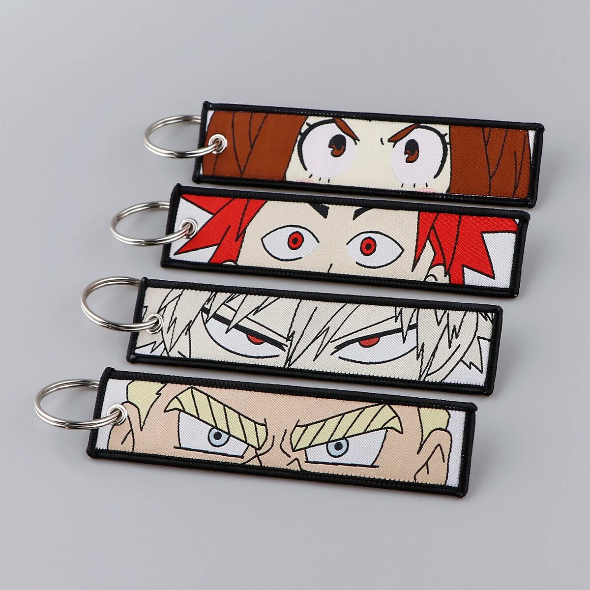 My Hero Academia 'Crimson Riot' Embroidered Metal Keychain