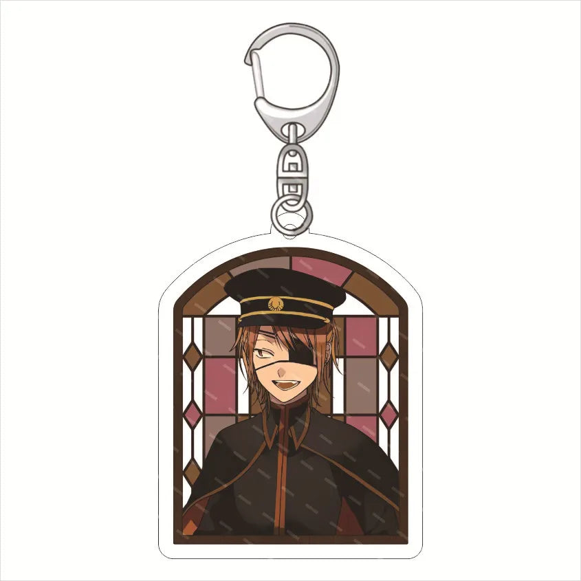 A Terrified Teacher at Ghoul School! 'Kotaro Hijita' Keyring Plastic Keychain