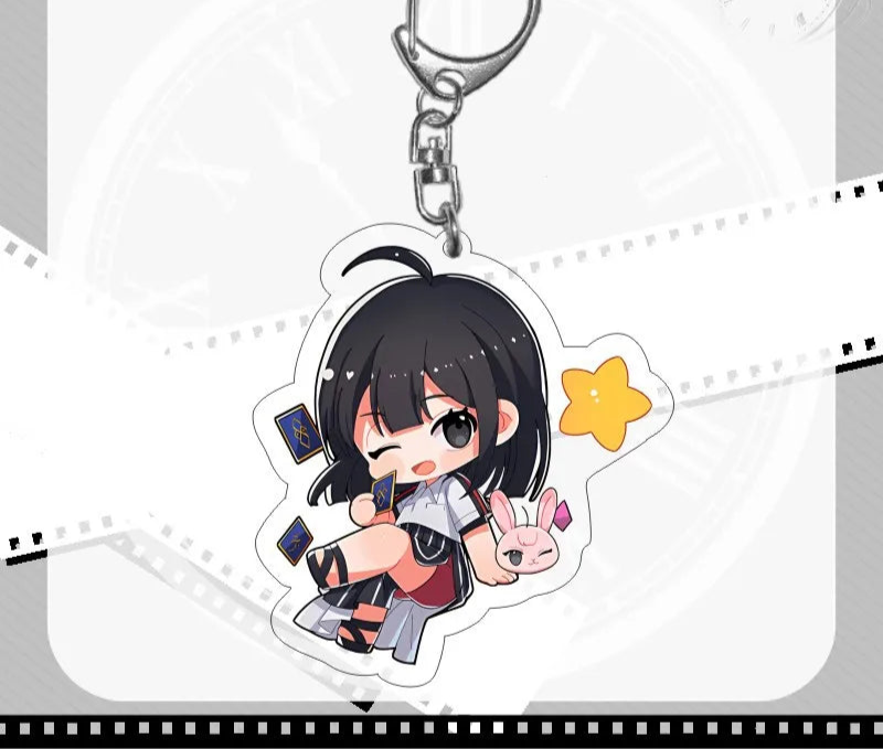 Link Click 'Qiao Ling | Chibi' Keyring Plastic Keychain