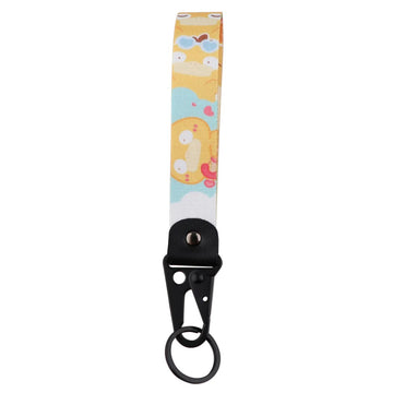 Pokemon 'Psyduck' Wrist Lanyard Keychain with Keyring Clip