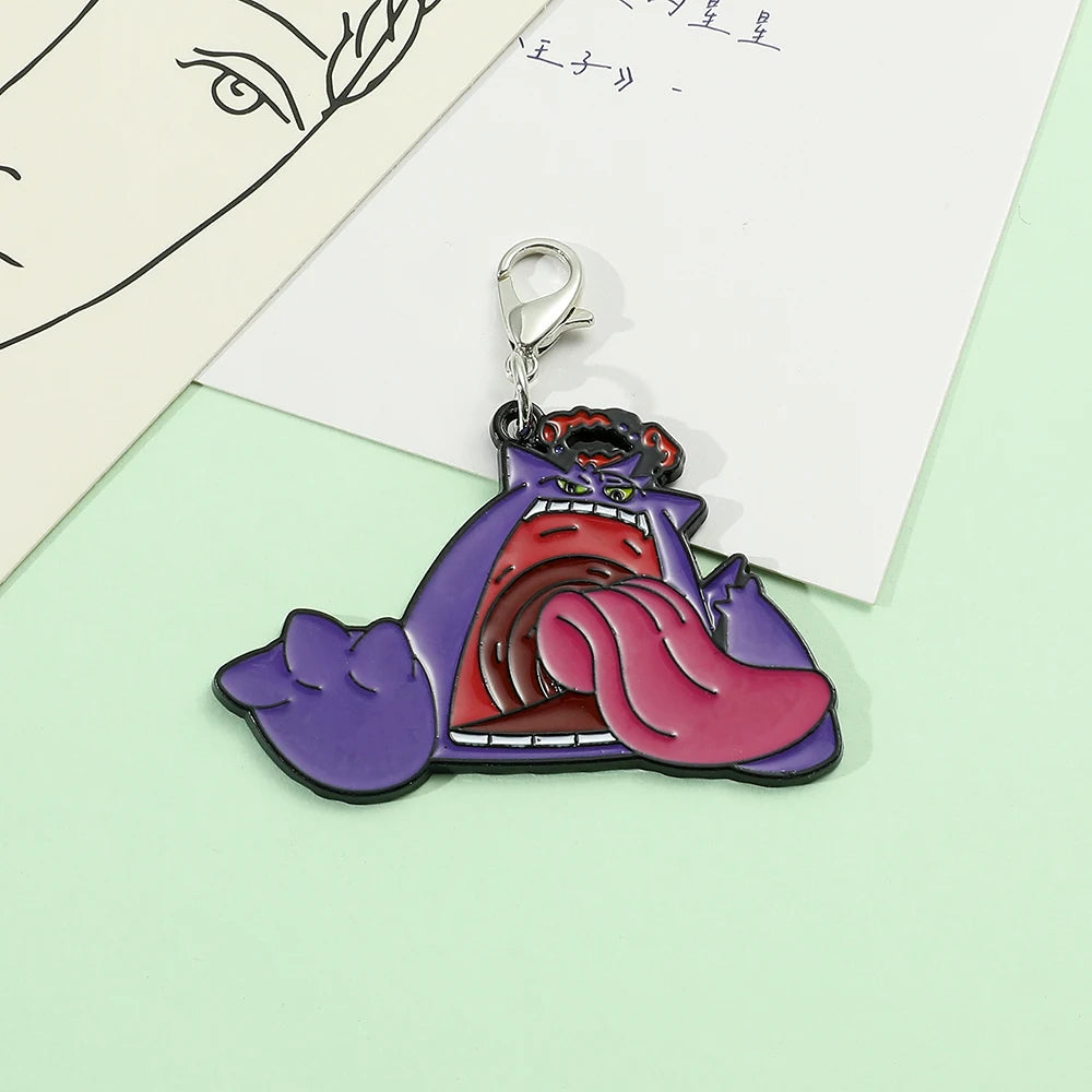 Pokemon 'Gigantamax Gengar' Enamel Keyring Keychain