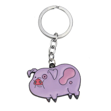 Gravity Falls 'Waddles' Keyring Metal Keychain