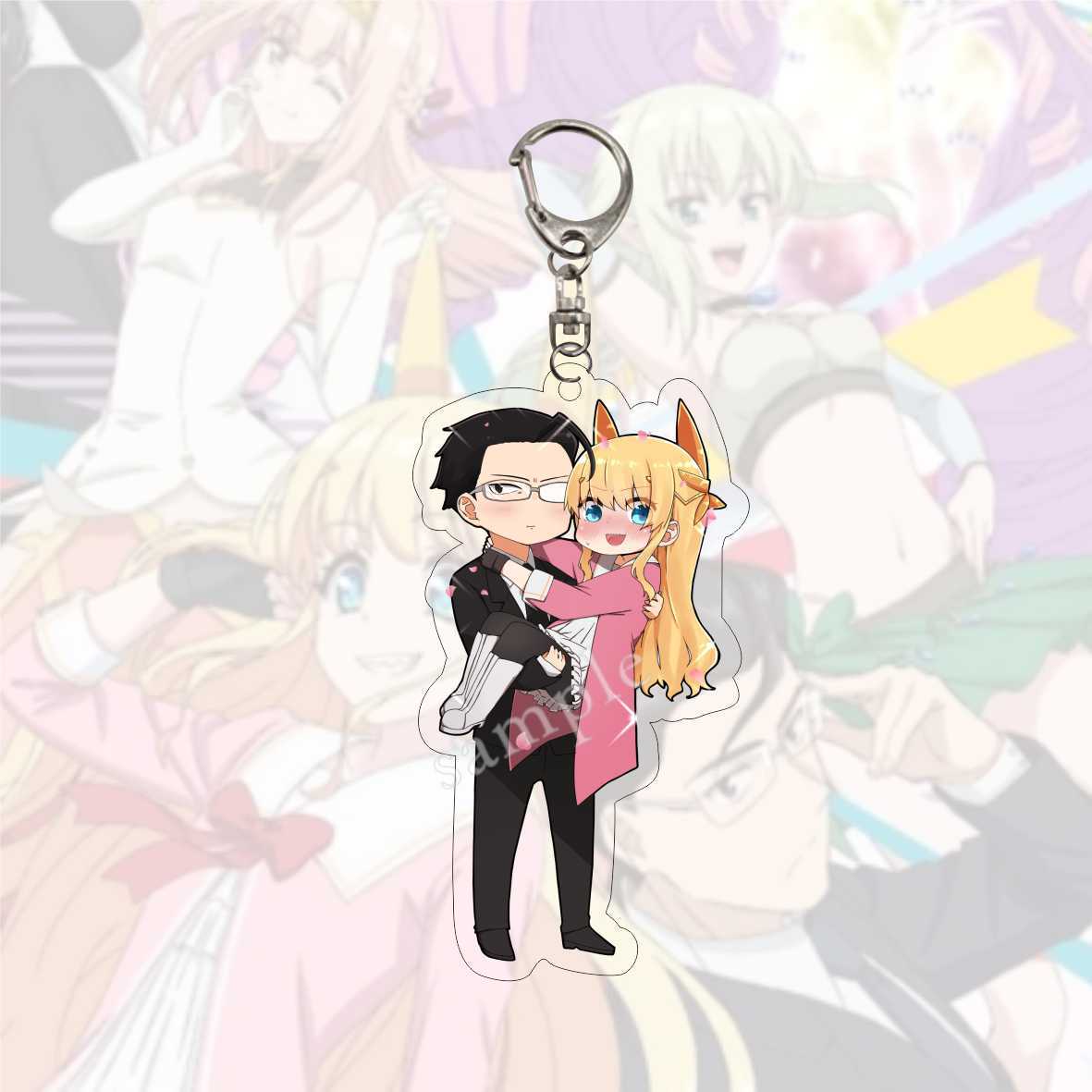 Life with an Ordinary Guy 'Bishoujo Juniku Ojisan' Keyring Acrylic Keychain
