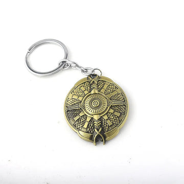 God of War Ragnarok 'Guardian Shield' Keyring Metal Keychain