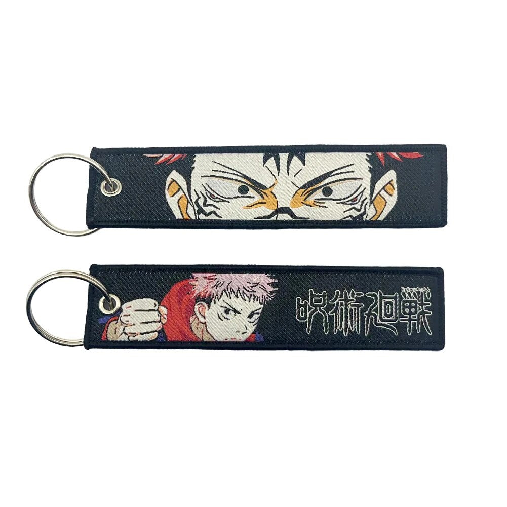 Jujutsu Kaisen 'Yuji x Sukuna' Embroidered Keychain