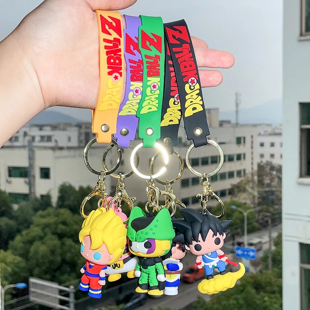 Dragon Ball Z 'Goku' Keyring Silicone Keychain