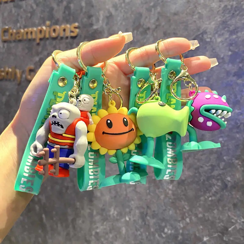 Plants vs. Zombies 'Cowboy Zombie' Silicone Keyring Keychain