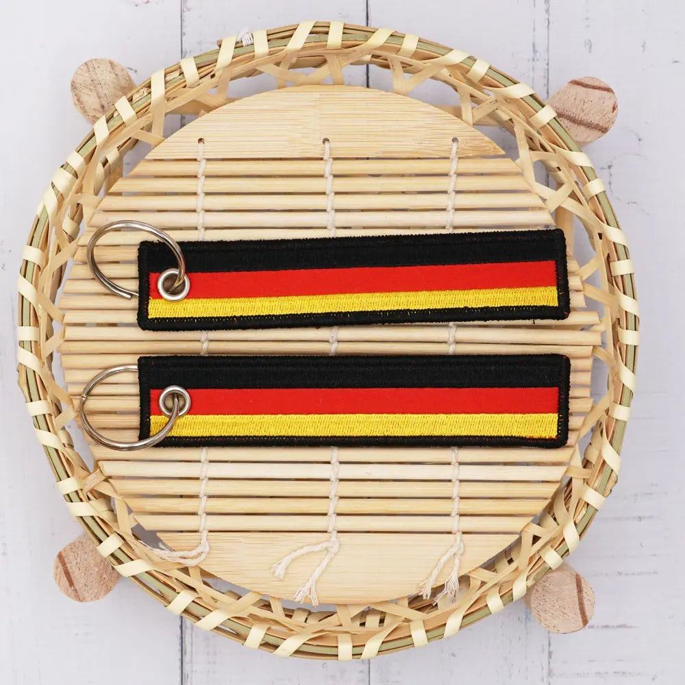 Flag 'Germany' Embroidered Keychain