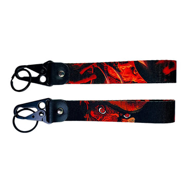 Horror Villain 'Slasher' Wrist Lanyard Keyring Clip Keychain