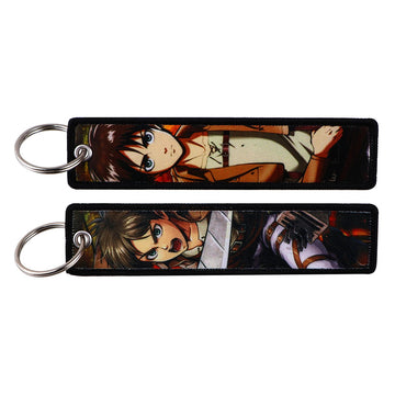 Attack On Titan 'Animated Eren' Embroidered Keychain