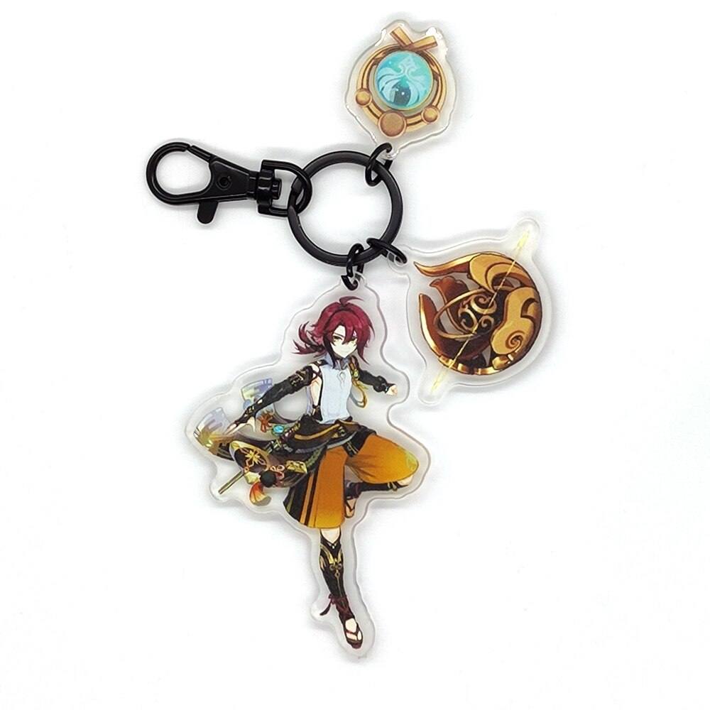 Genshin Impact Eye of God Weapon 'Heizou' Keyring Acrylic Keychain