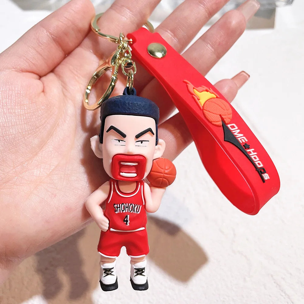 Slam Dunk 'Akagi Takenori' Keyring Silicone Keychain