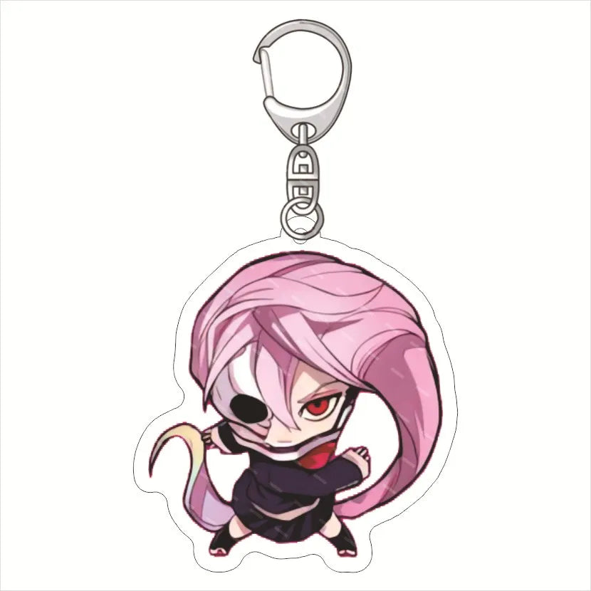 Dandadan 'Aira Shiratori | Transformation' Keyring Plastic Keychain
