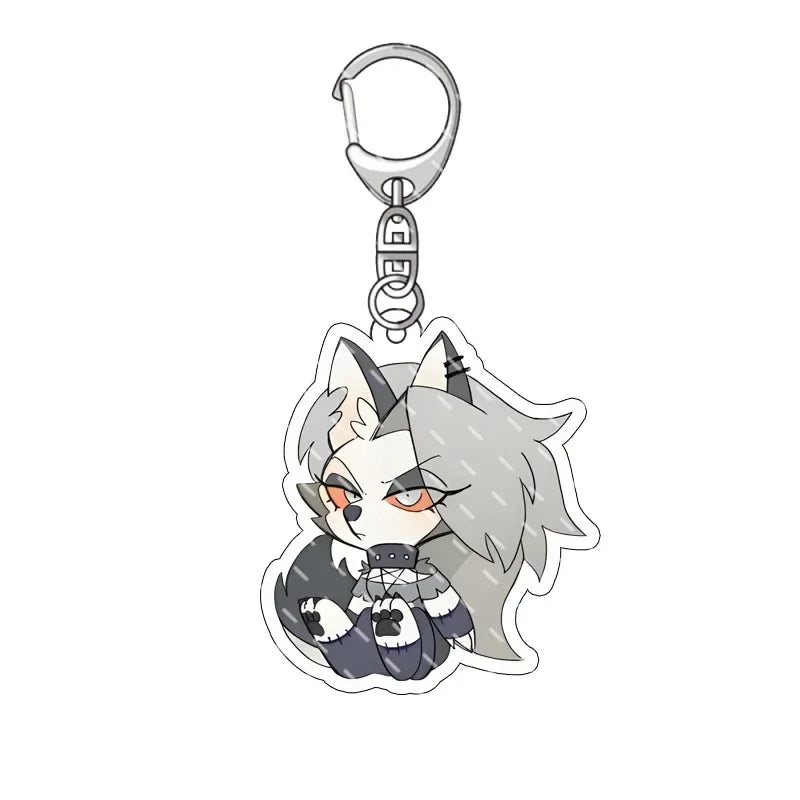 Helluva Boss 'Loona' Keyring Plastic Keychain