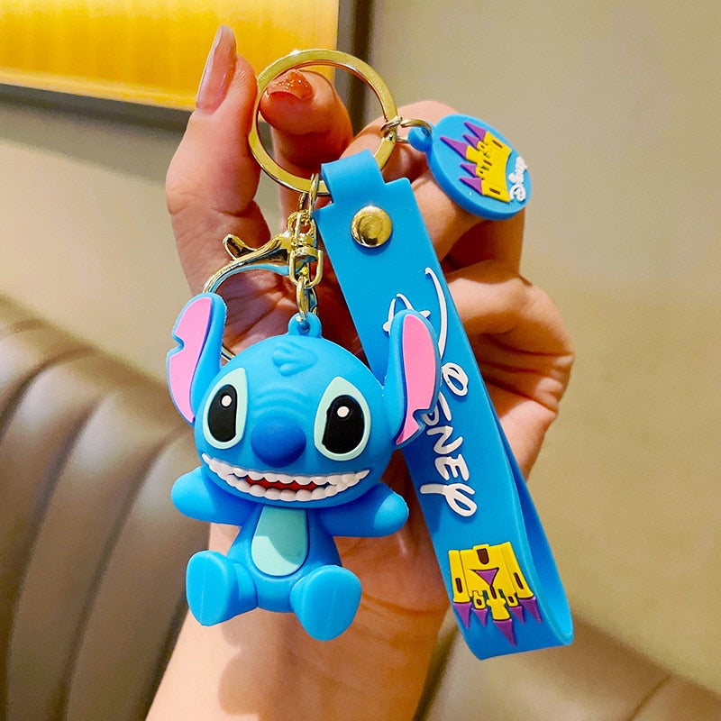 Lilo & Stitch 'Happy Stitch' Keyring Silicone Keychain