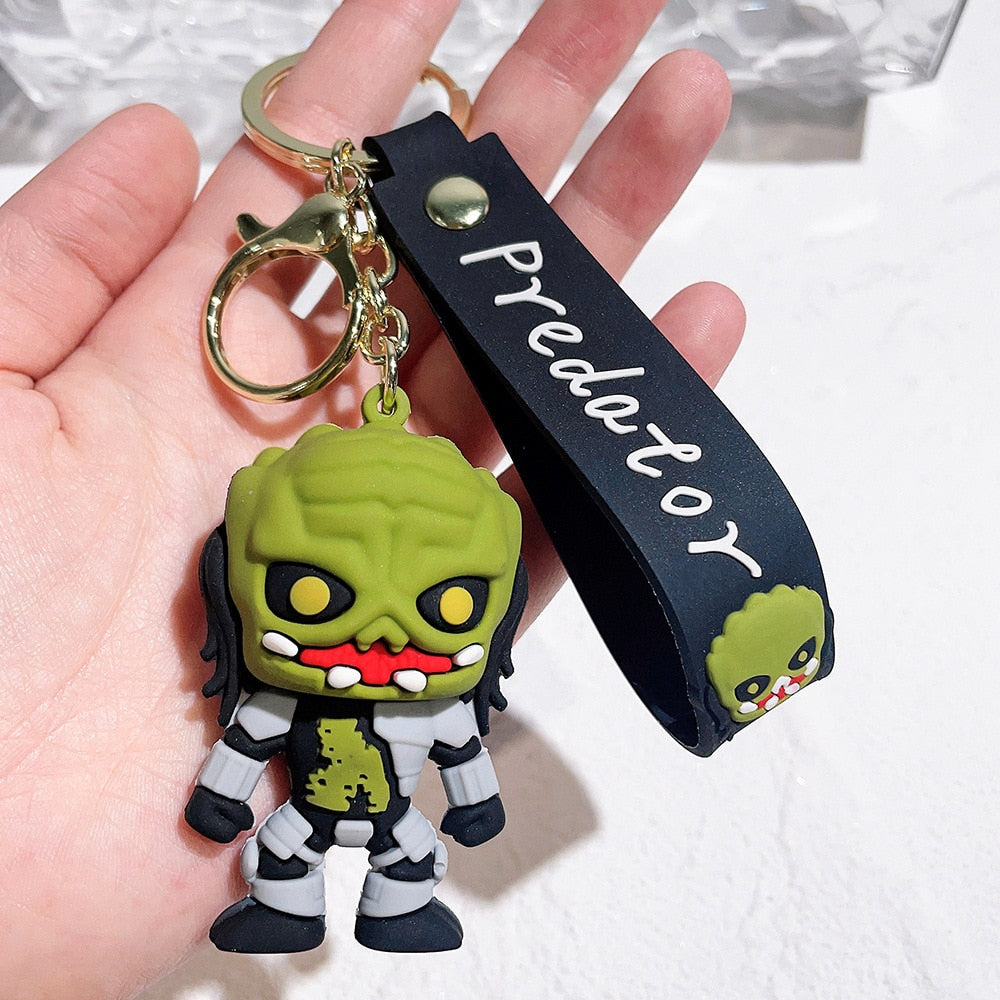 Alien Vs Predator 'Elder Predator' Keyring Silicone Keychain