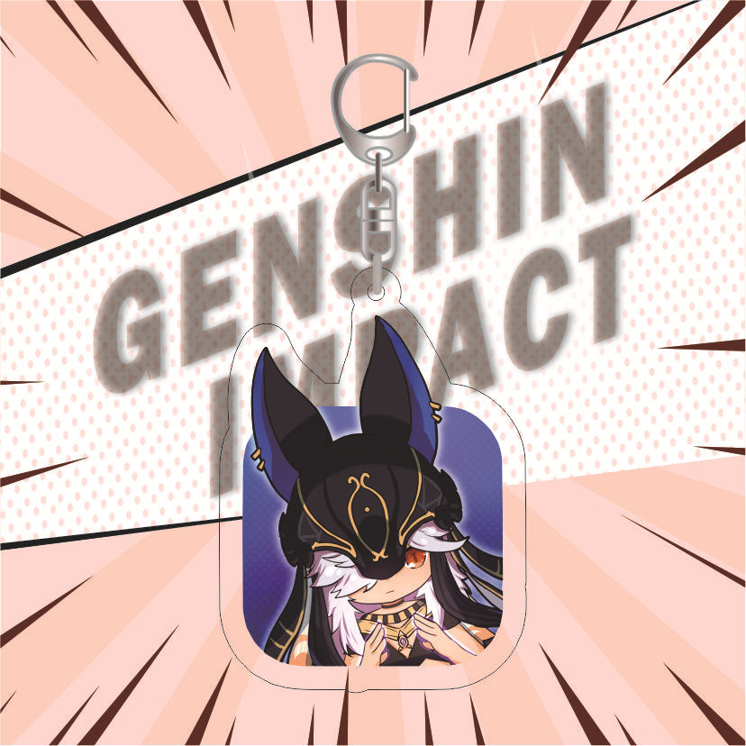 Genshin Impact 'Cyno' Keyring Resin Keychain