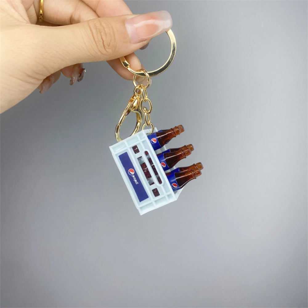 'Pepsi | White Crate' Keyring Resin Keychain
