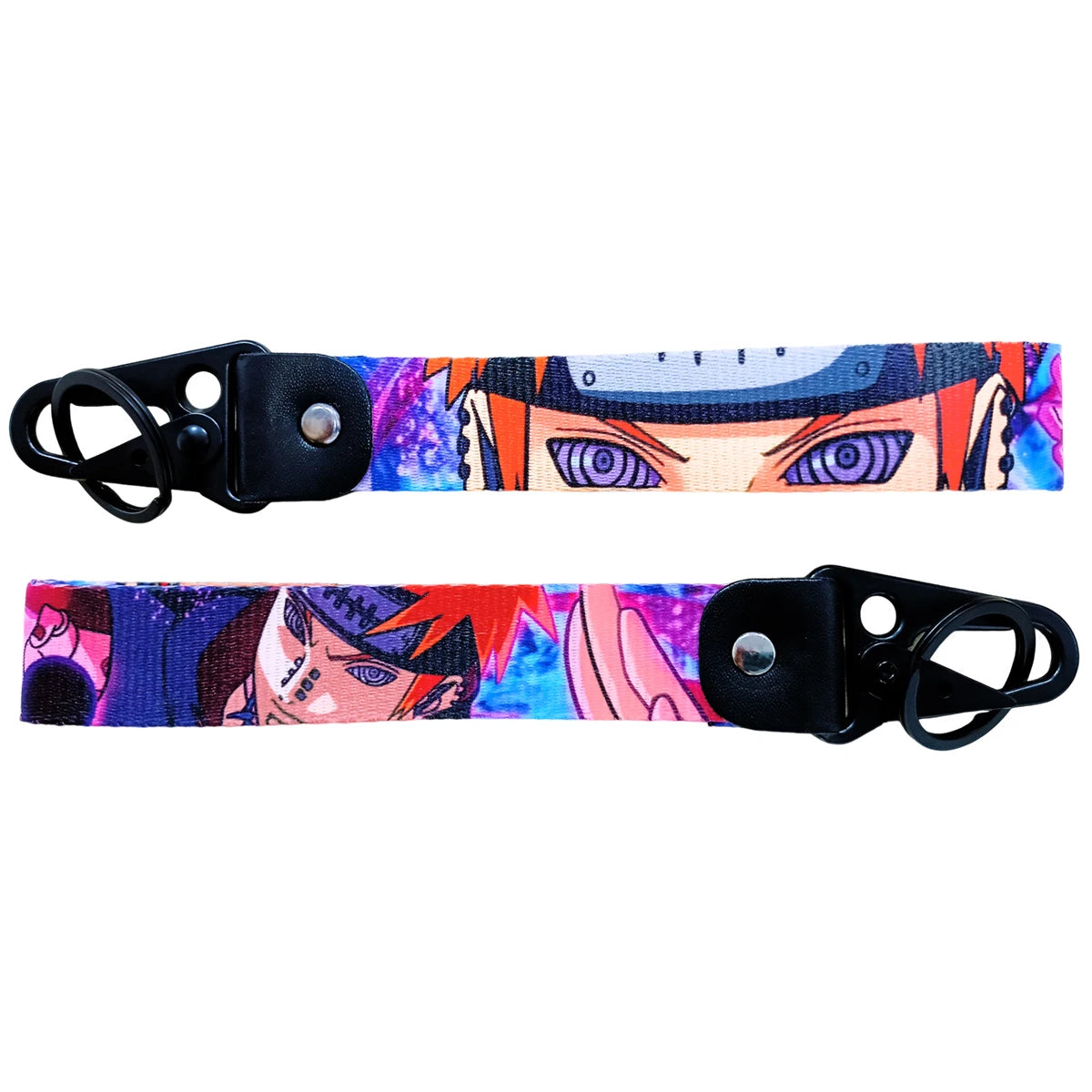 Naruto 'Nagato' Wrist Lanyard Keyring Clip Keychain