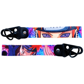 Naruto 'Nagato' Wrist Lanyard Keyring Clip Keychain