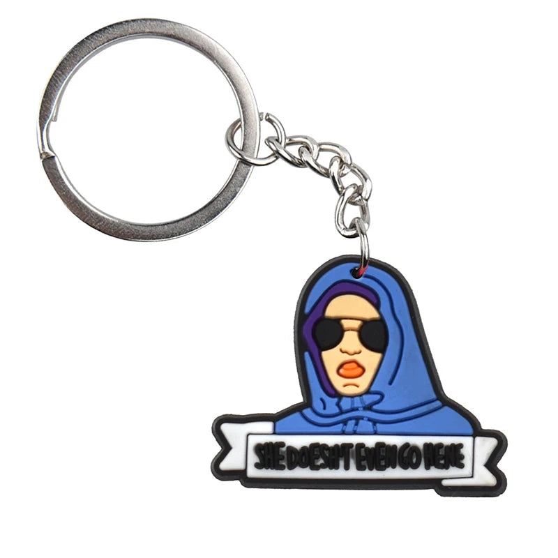 'Burn Book | Lips' Keyring PVC Keychain